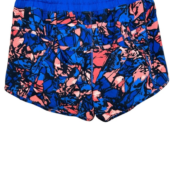 Lululemon Women’s ‘Tracker Short IV’ Paint Storm Print, Harbor Blue, Black SZ 12 - Picture 8 of 13